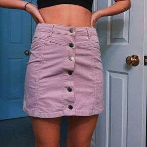 Corduroy skirt